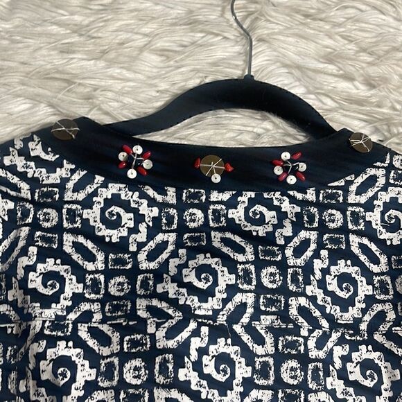 Ruby Rd. jacket Womens size 16 button up beaded Neck line  3/4 sleeve - Picture 10 of 10